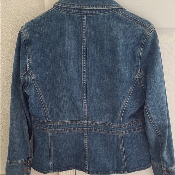 Denim Jacket with Button Front - Picture 9 of 9